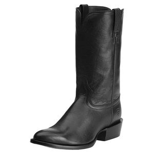 New Men's Ariat Houston black cowboy boots
